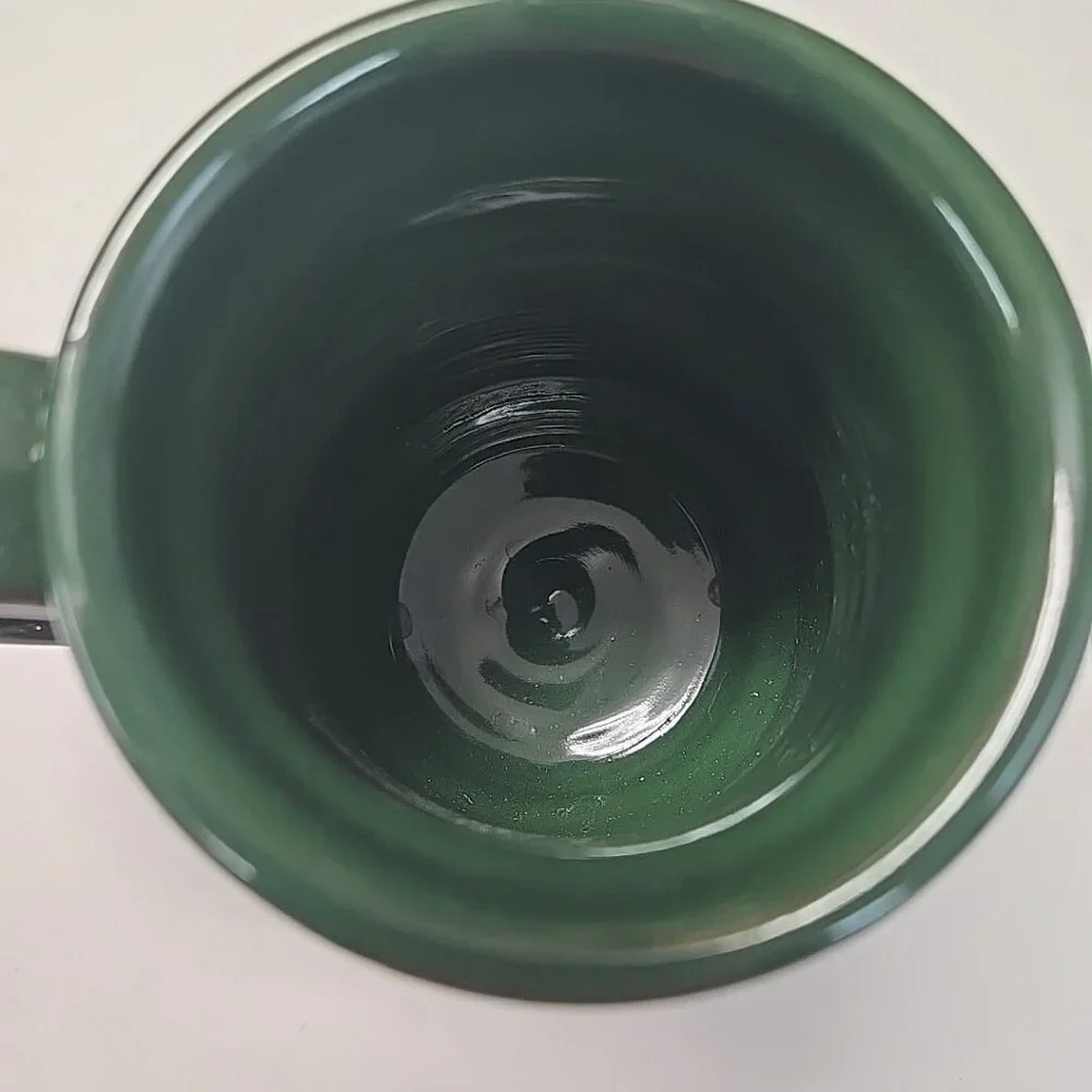 Dodge Nature Center Mug Deneen Handmade Pottery Green Heron Board Member USA